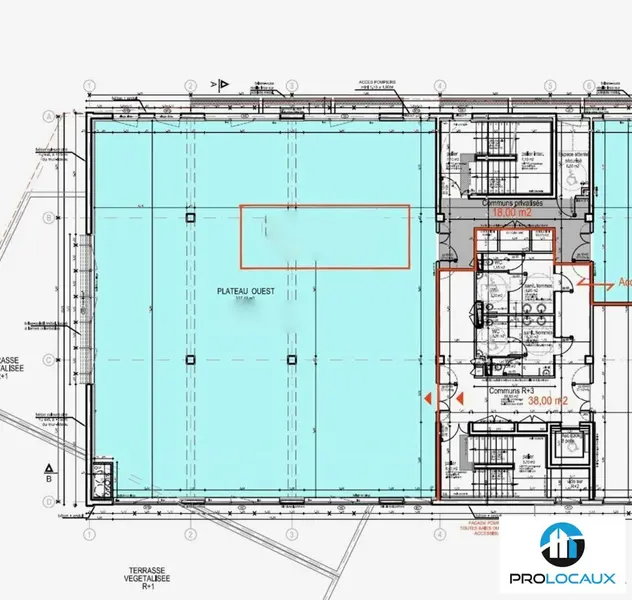 A louer Bureaux 407m² Échirolles