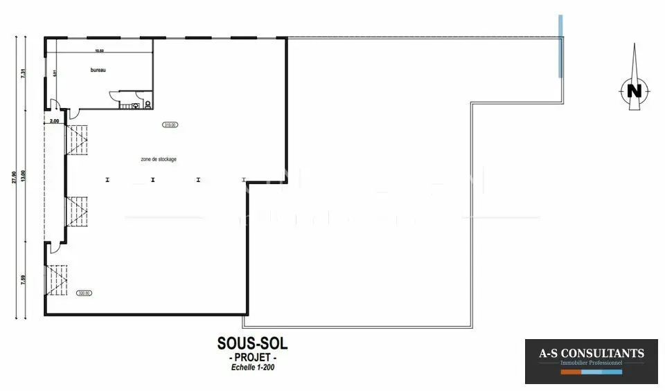 A louer Entrepôt 565m² Apremont