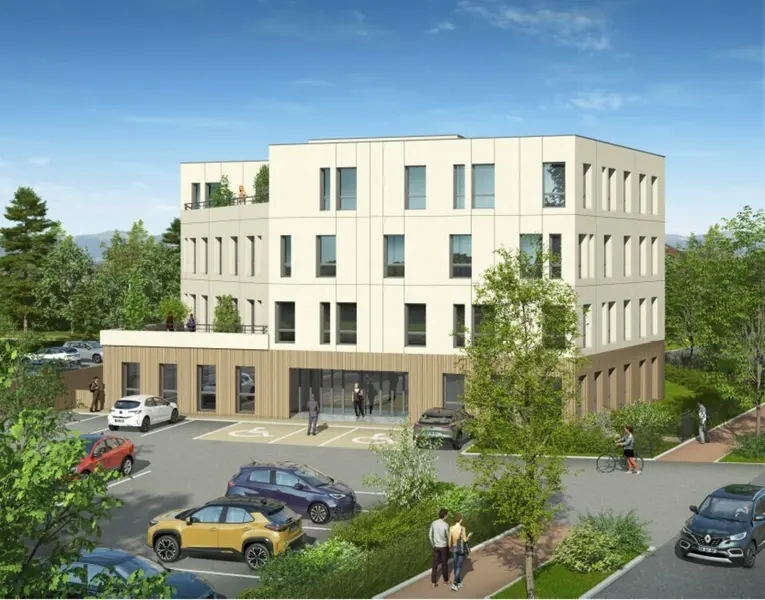 A louer Bureaux 638.44m² Arnas