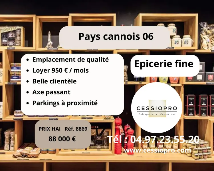 A vendre Fonds de commerce 23m² Mougins