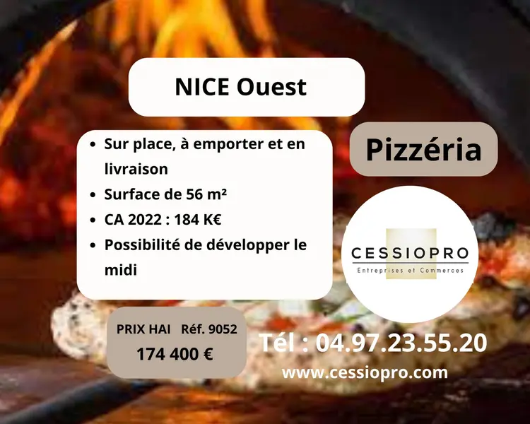 PIZZERIA SUR PLACE , A EMPORTER ET EN LIVRAISON , NICE OUEST